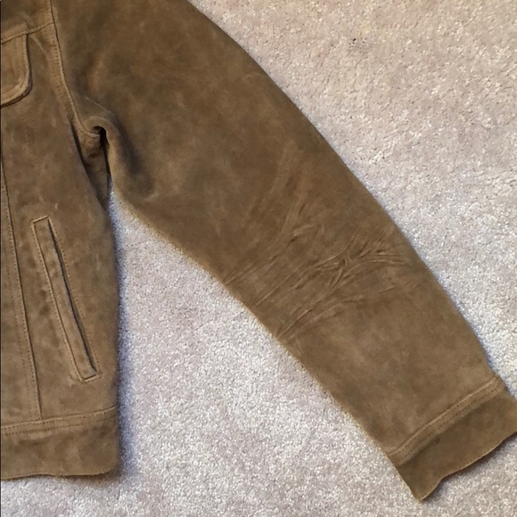 LIKE NEW RALPH LAUREN BROWN CROPPED JACKET - Picture 11 of 13